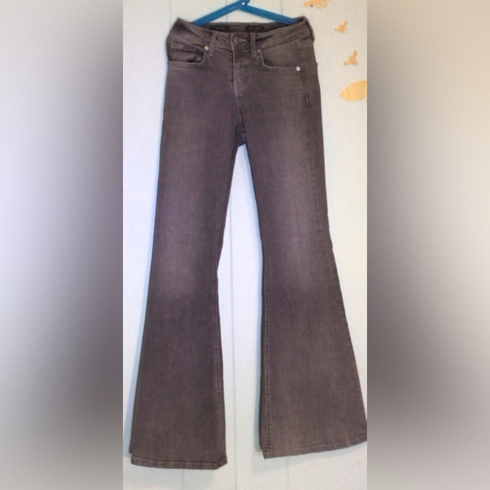 Gray Flare Jeans